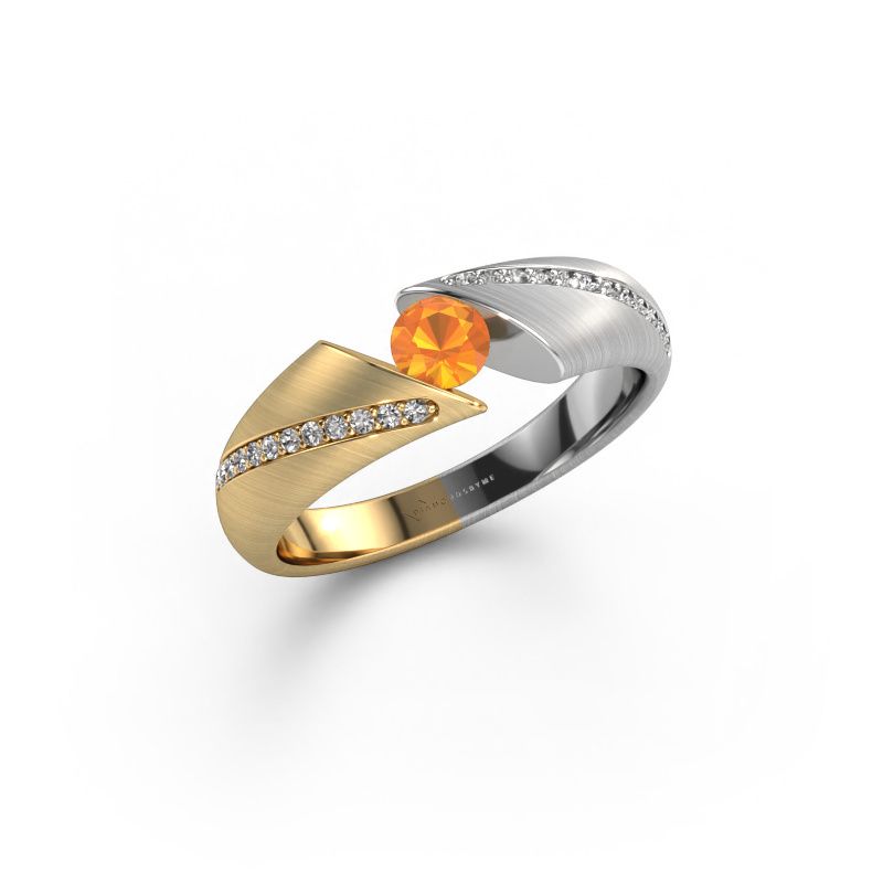 Ring Hojalien 2 585 gold citrin 4.2 mm