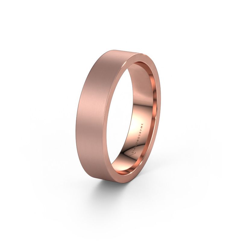 Wedding ring WH0100M15XM 585 rose gold ±5x1.5 mm