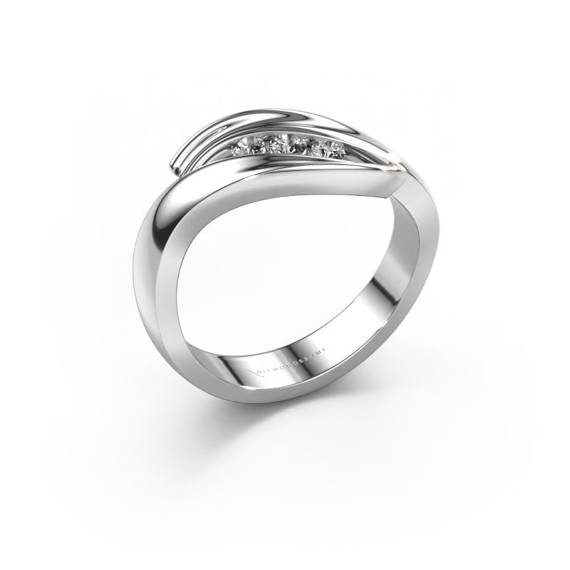 Ring Erin 585 Weißgold Lab-grown Diamant 0.145 crt