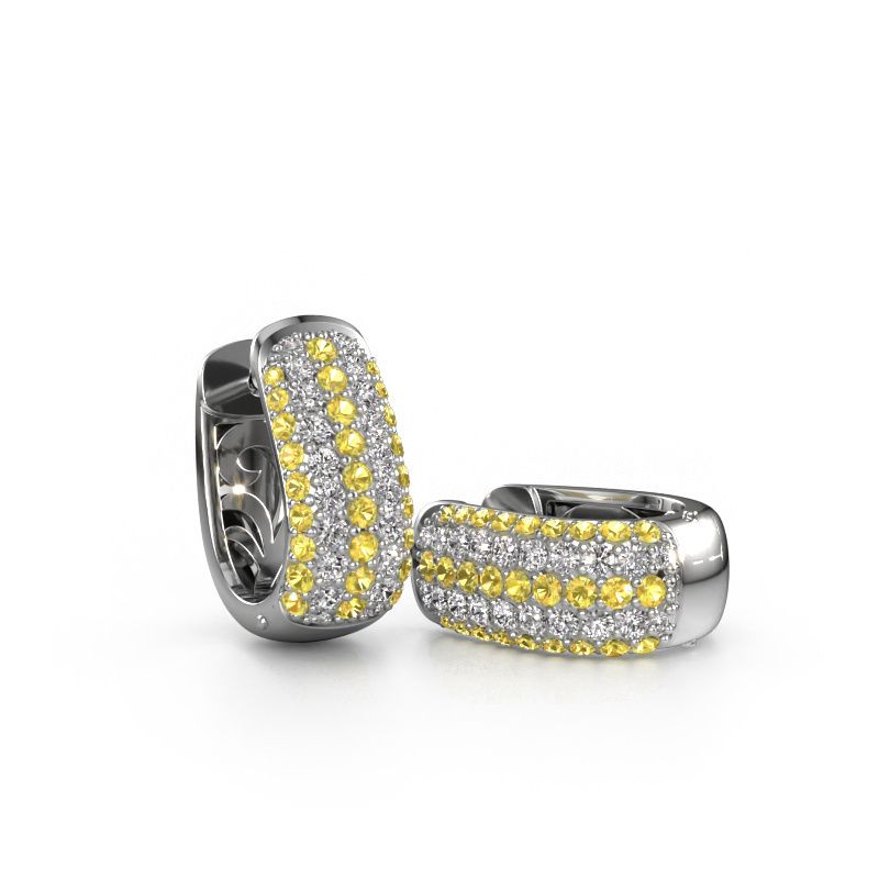 Creole Danika 8.5 B 950 Platin Gelb Saphir 1.1 mm