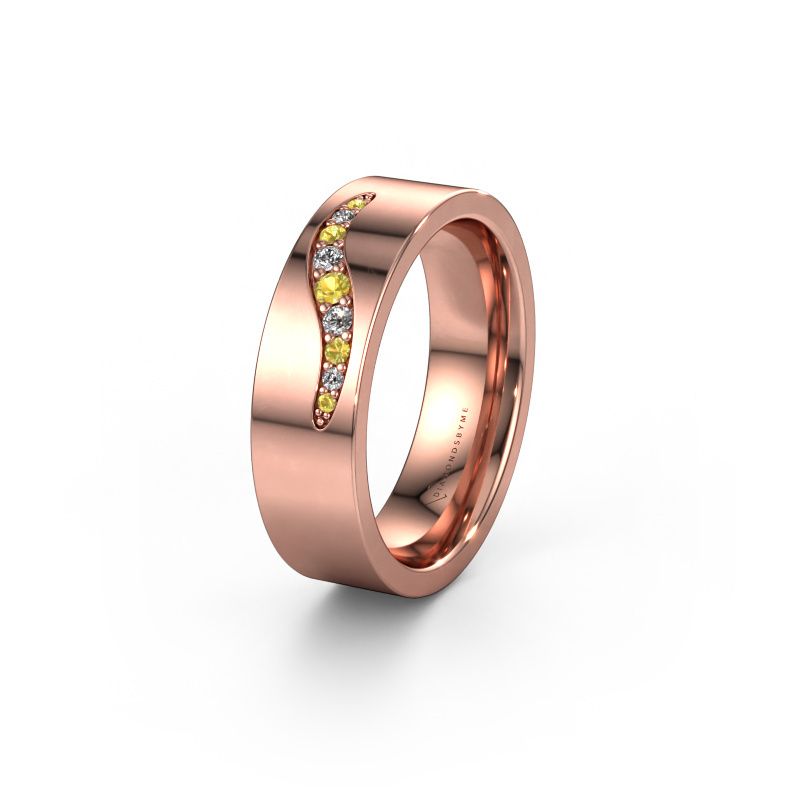 Alliance WH2053L16BP 585 or rose saphir jaune ±6 x 2 mm