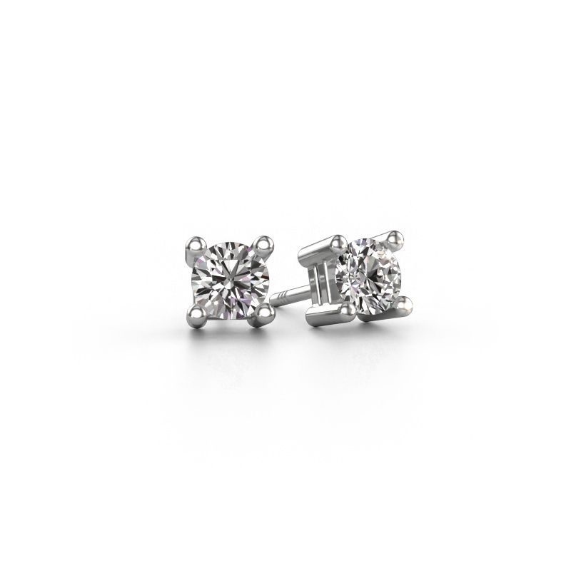 Stud earrings Eline 585 white gold diamond 0.50 crt