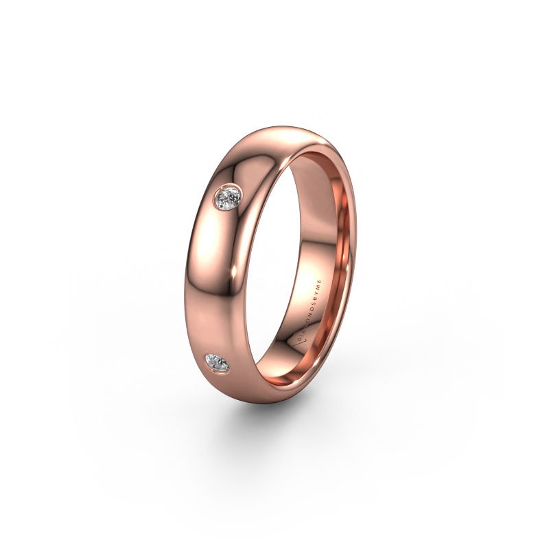 Ehering WH0104L35BP 585 Roségold Diamant ±5x2 mm