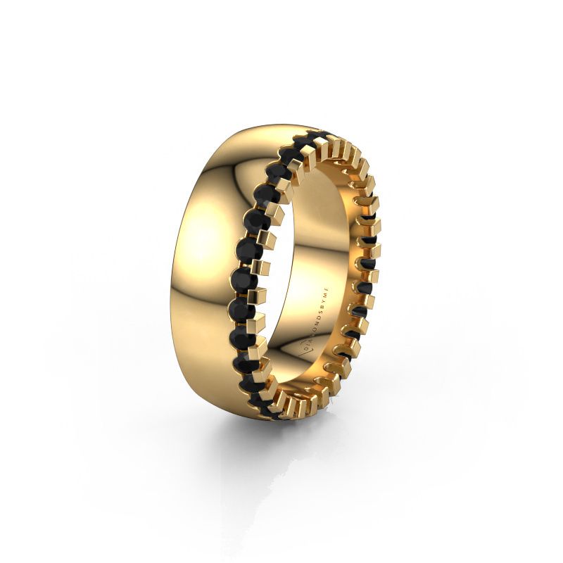 Ehering WH6120L27C 585 Gold Schwarz Diamant ±7x2.2 mm