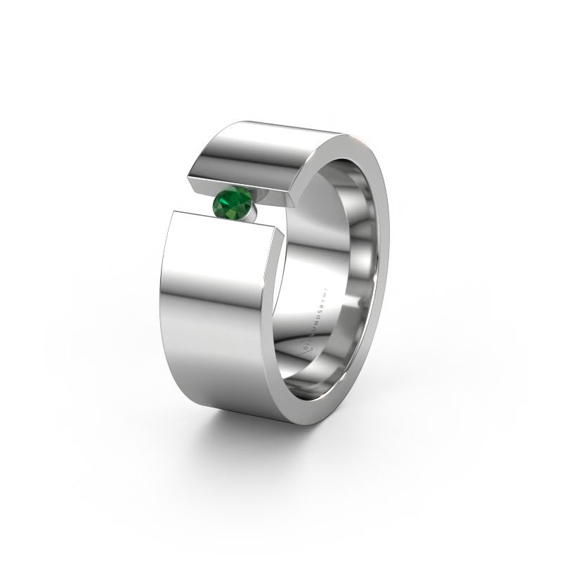 Ehering WH0146L18BP 950 Platin Smaragd ±8x2 mm