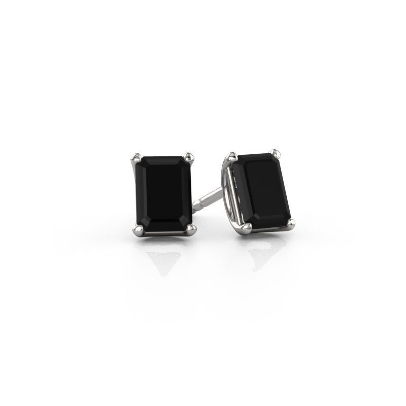 Ohrsteckers Sam EME 950 Platin Schwarz Diamant 2.760 crt