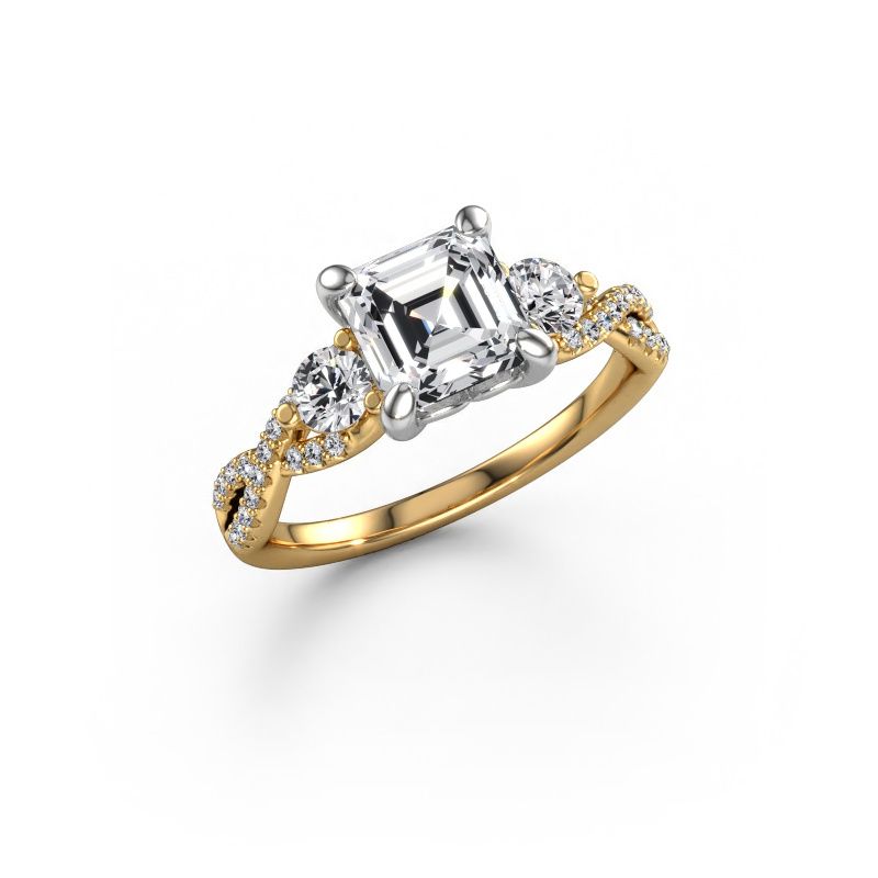 Forlovelsesring Marilou ASC 585 gull diamant 2.02 crt