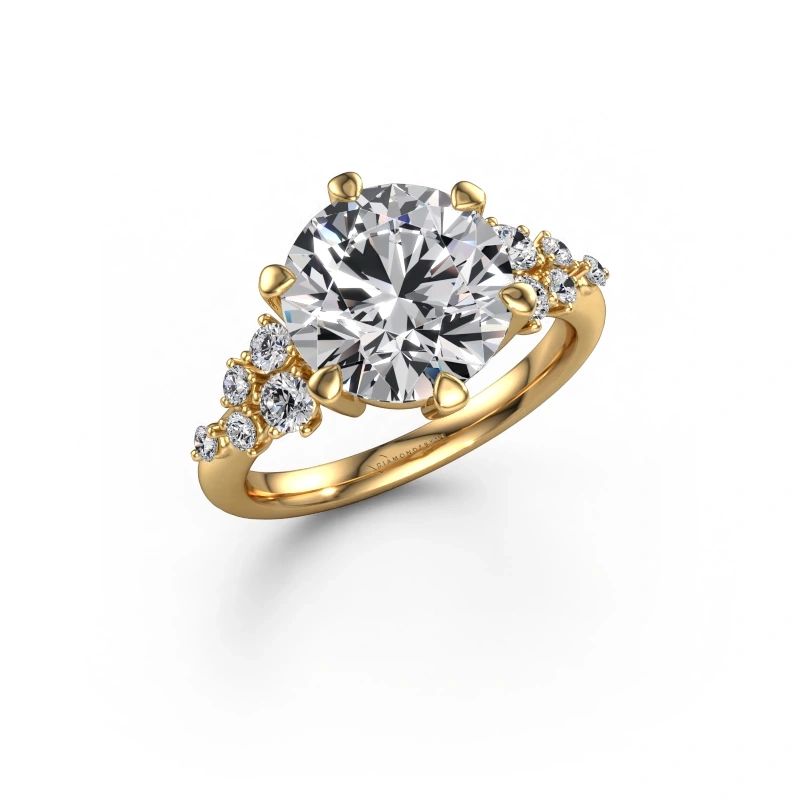 Engagement ring Royce RND 585 gold lab grown diamond 4.00 crt