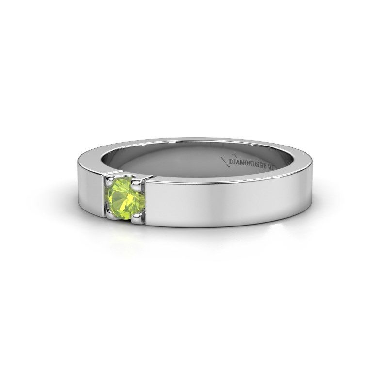 Afbeelding van Ring dana 1<br/>925 zilver<br/>Peridoot 3.7 mm