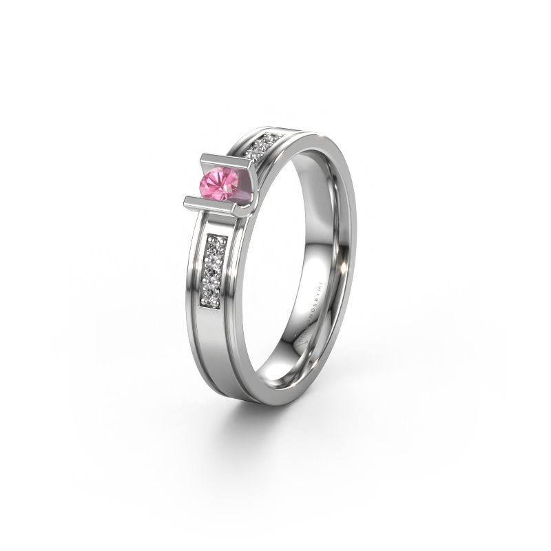 Ehering WH2108L14A 950 Platin Pink Saphir ±4x1.7 mm