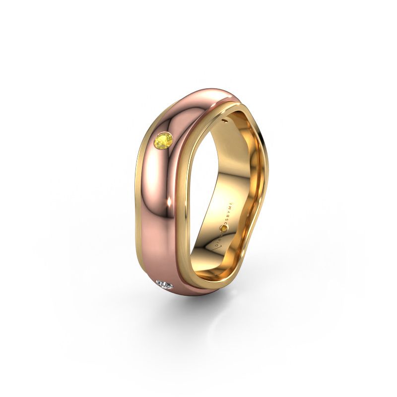 Ehering WH2050L26DP 585 Roségold Gelb Saphir ±6x2.4 mm