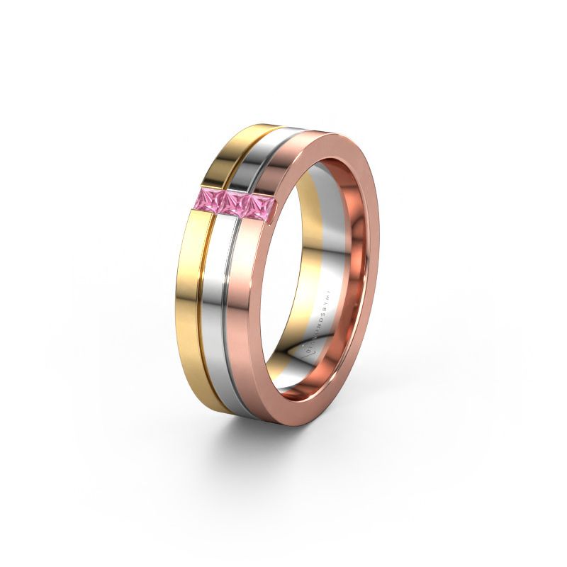 Alliance WH0428L16BP 585 or rose saphir rose ±6x2 mm