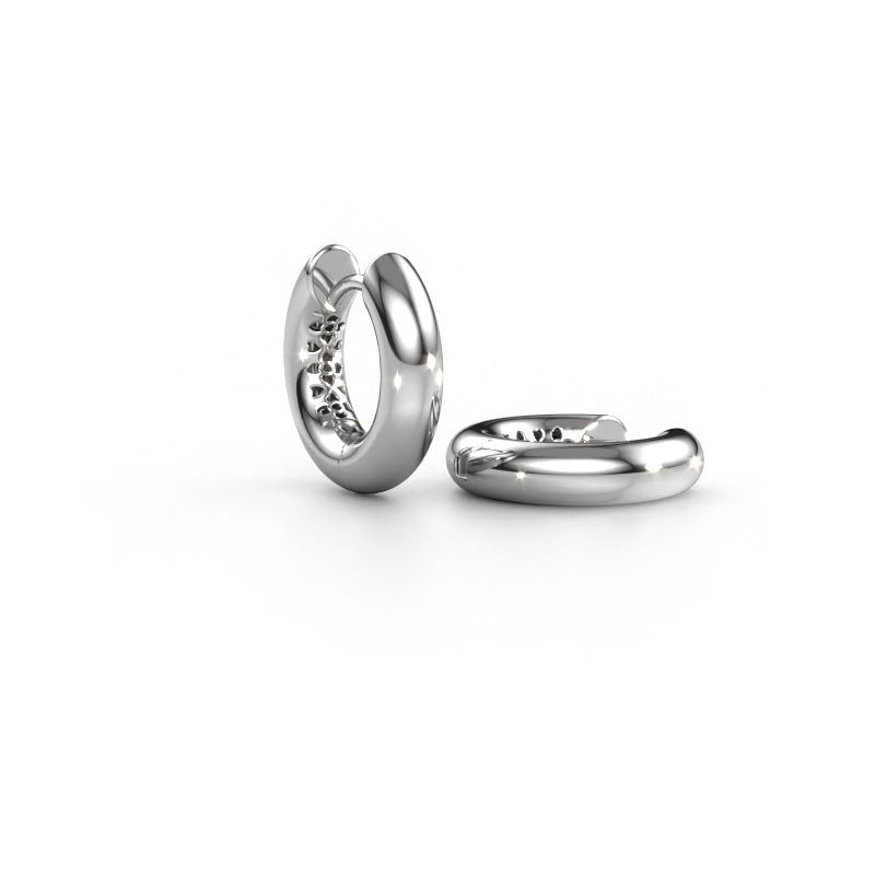 Hoop earrings Tristan A 14 mm 585 white gold