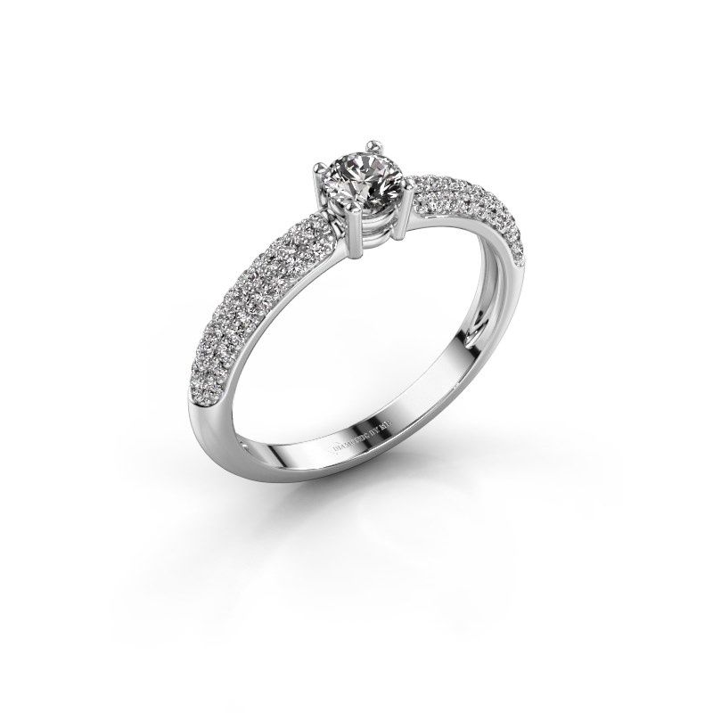 Image of Ring Marjan<br/>585 white gold<br/>Diamond 0.612 crt