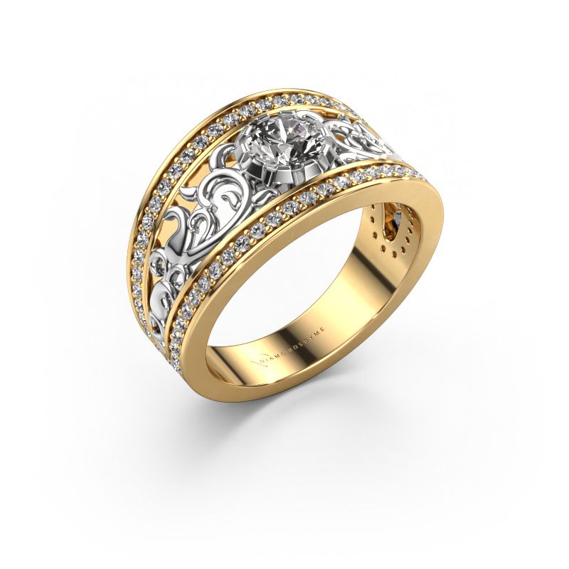 Ring Marilee 585 gold zirconia 5 mm