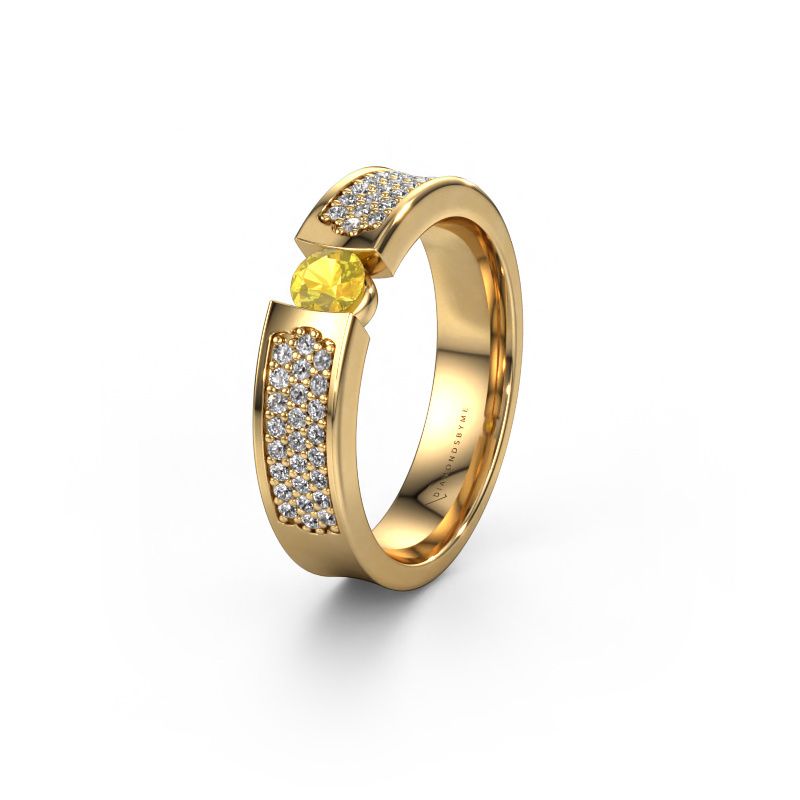 Ehering WH2100L 585 Gold Gelb Saphir ±5x3 mm