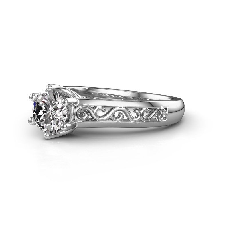 Image of Engagement ring shan<br/>950 platinum<br/>Diamond 0.80 crt