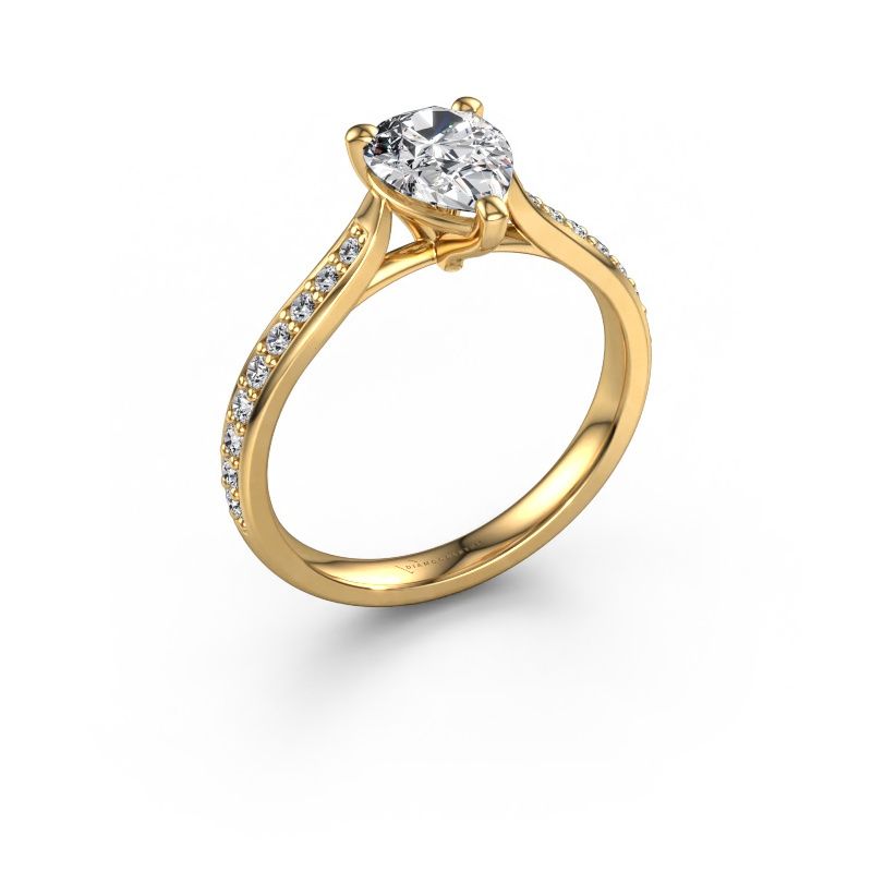 Engagement ring Mignon PER 2 585 gold diamond 1.739 crt