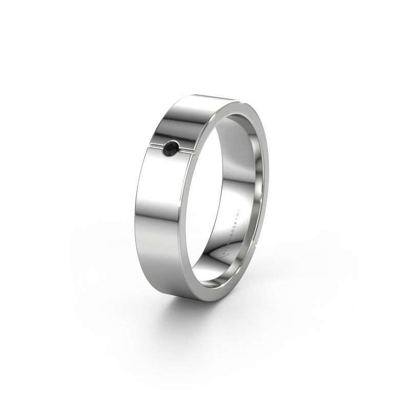 Freundschaftsring WH1101L15AP 950 Platin Schwarz Diamant ±5x1.7 mm