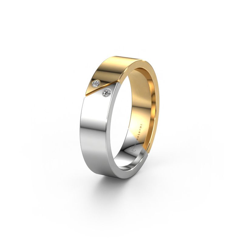 Alliance WH1201L15AP 585 or blanc diamant synthétique ±5x1.7 mm