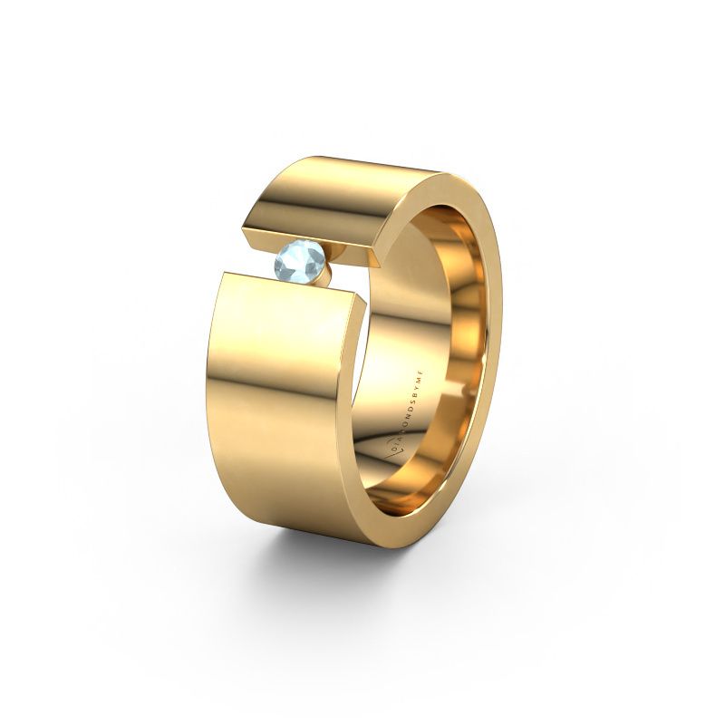 Ehering WH0146L18BP 585 Gold Aquamarin ±8x2 mm