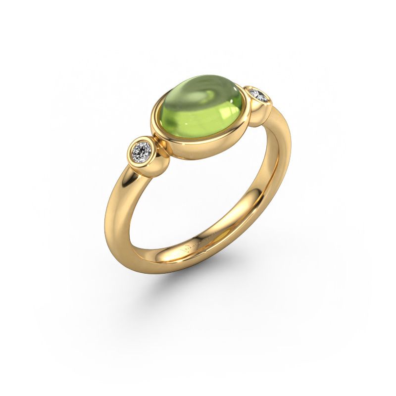 Ring Liane 585 gold peridot 7x5 mm