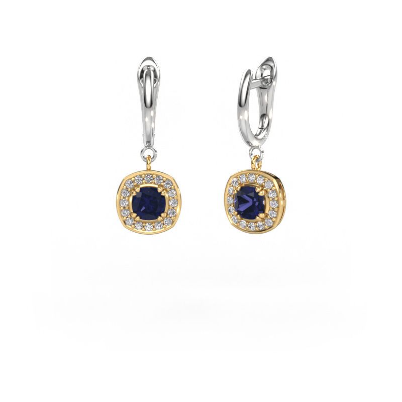 Pendants d'oreilles Marlotte 1 585 or jaune saphir 5 mm