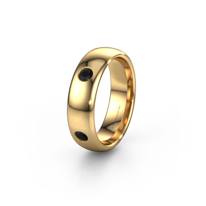 Ehering WH0104L36BP 585 Gold Schwarz Diamant 0.60 crt ±6x2 mm