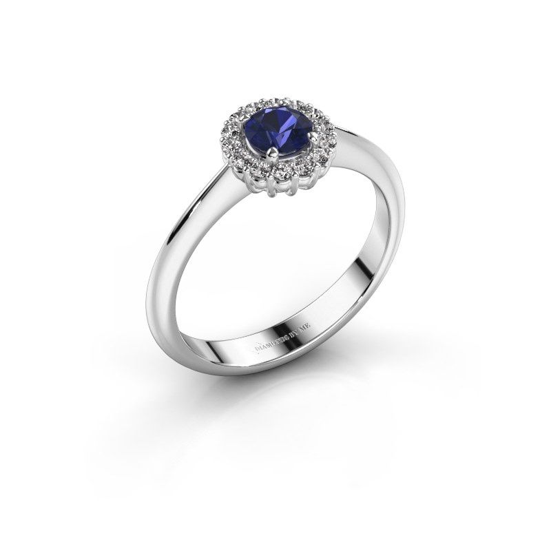 Image de Bague de fiançailles Anca<br/>950 platine<br/>Saphir 4.2 mm