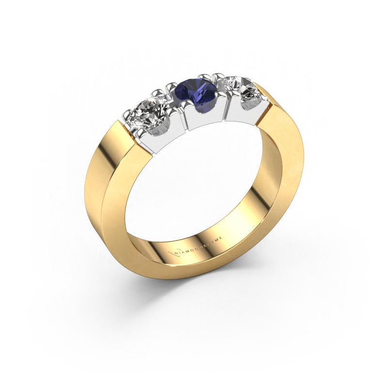 Ring Dana 3 585 gold sapphire 4 mm