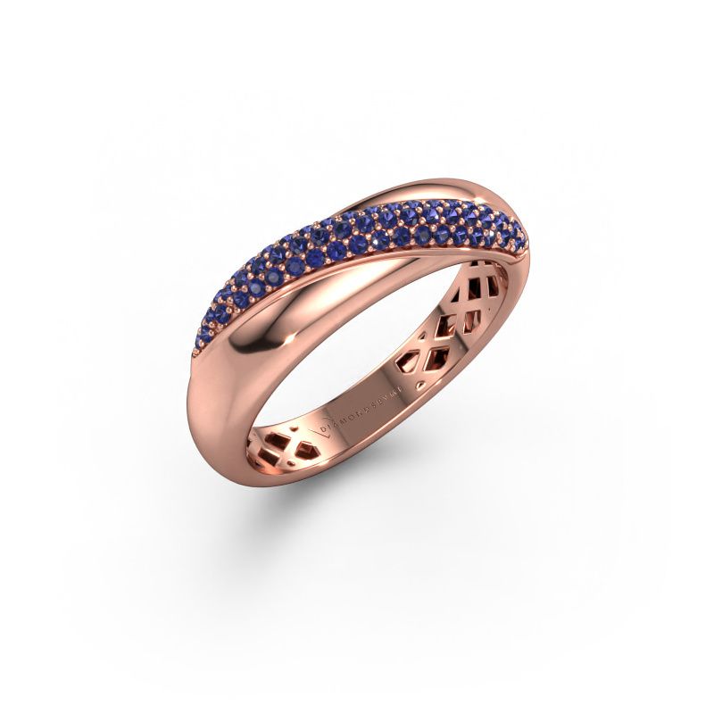 Bague Rosie 585 or rose saphir 0.9 mm