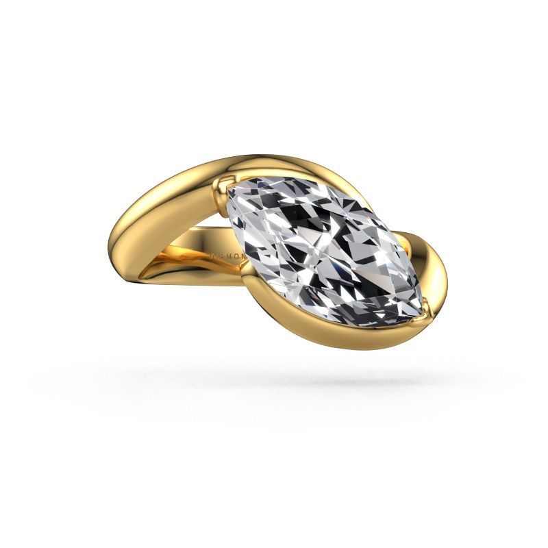 Engagement ring Aida MRQ 585 gold diamond 2.50 crt