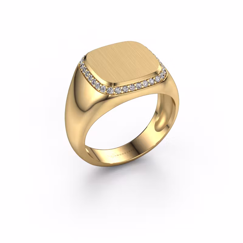 Men's ring Jesse 1 585 gold diamond 0.255 crt