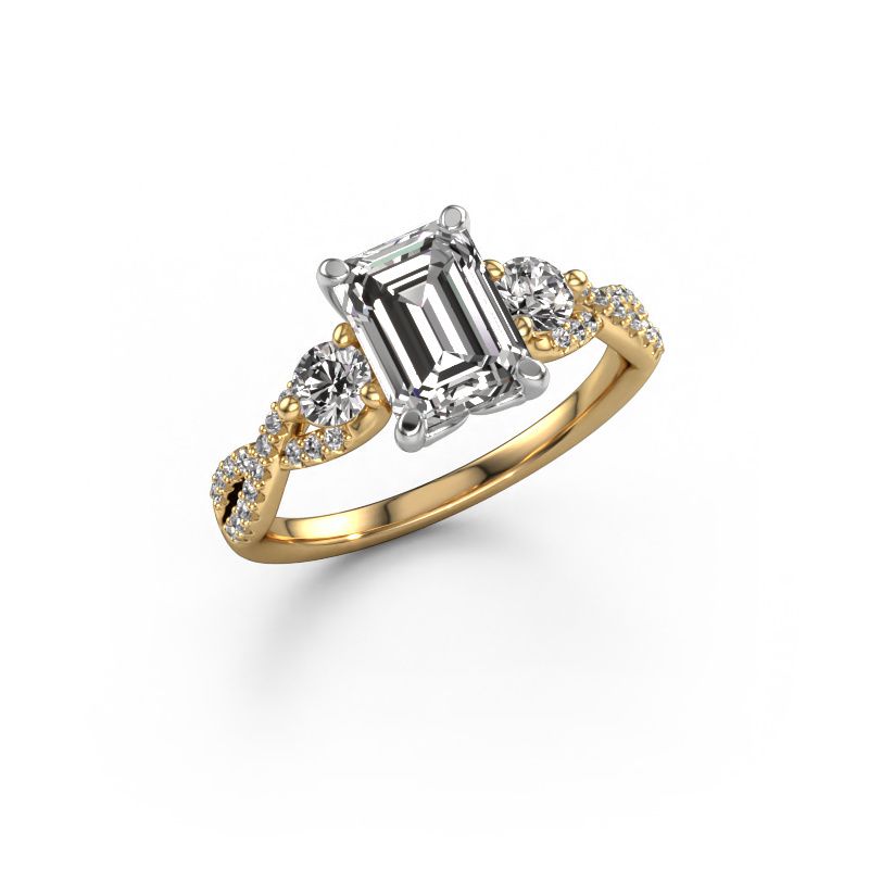 Verlovingsring Marilou EME 585 goud lab-grown diamant 2.27 crt