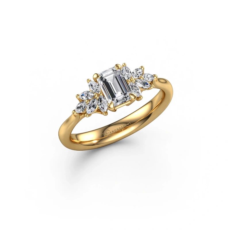 Engagement ring Fiona EME 585 gold diamond 0.95 crt