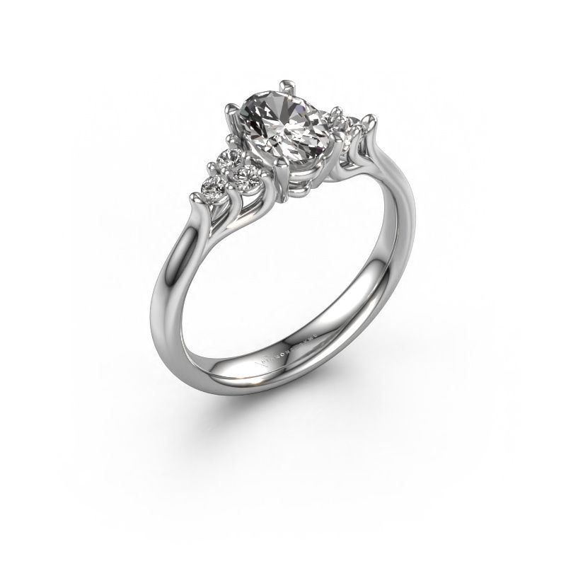 Verlobungsring Monika OVL 950 Platin Diamant 0.85 crt