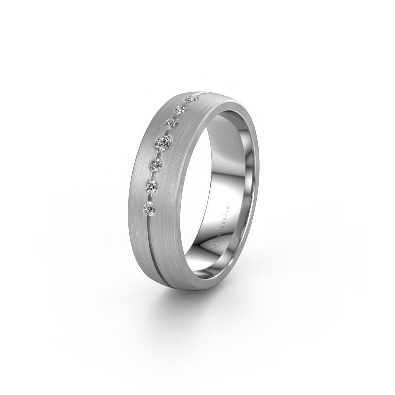 Alliance WH0162L25A 585 or blanc diamant synthétique ±5,5 x 1,7 mm