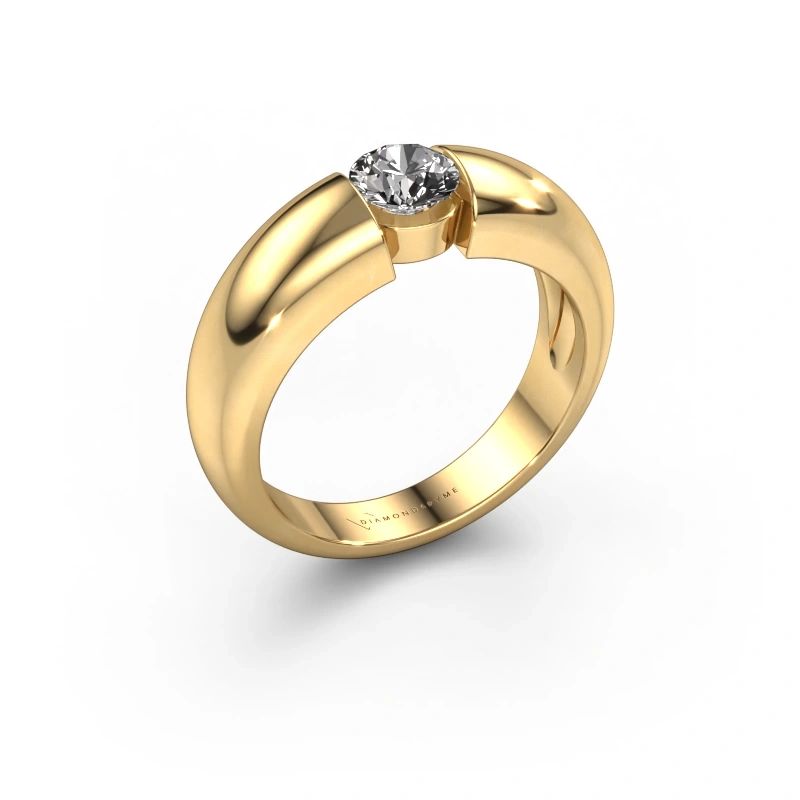 Bague de fiançailles Amelia 585 or jaune diamant 0.50 crt