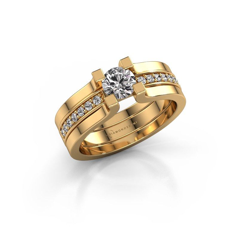 Image of Engagement ring Myrthe<br/>585 gold<br/>Lab-grown diamond 0.668 crt