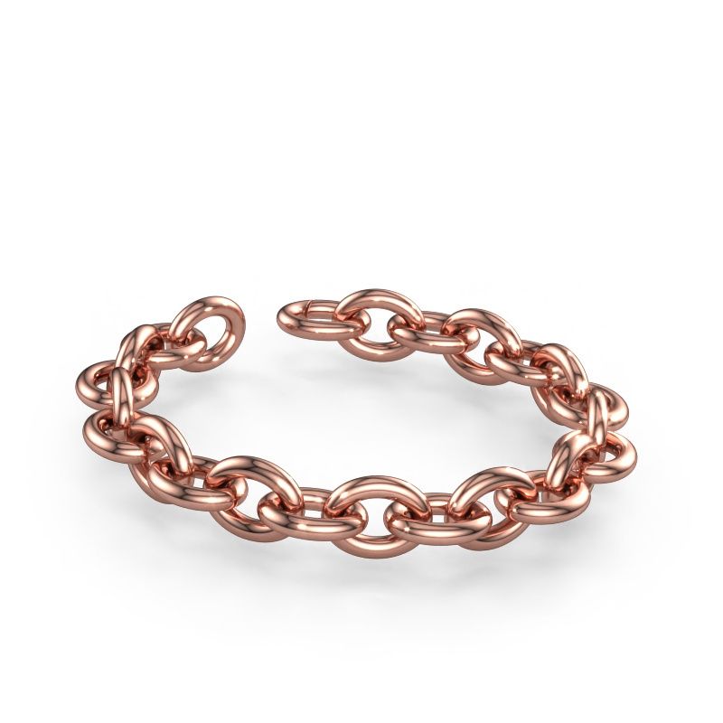 Armband Oval link 3 15.0 585 Roségold ±15 mm