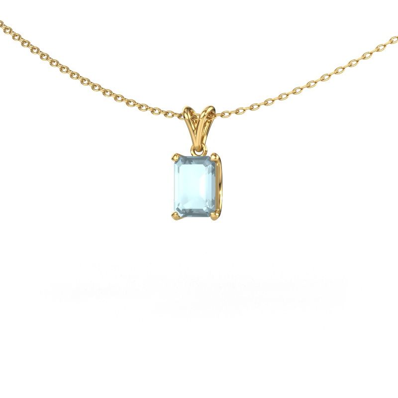 Anhänger Sam EME 585 Gold Aquamarin 7x5 mm