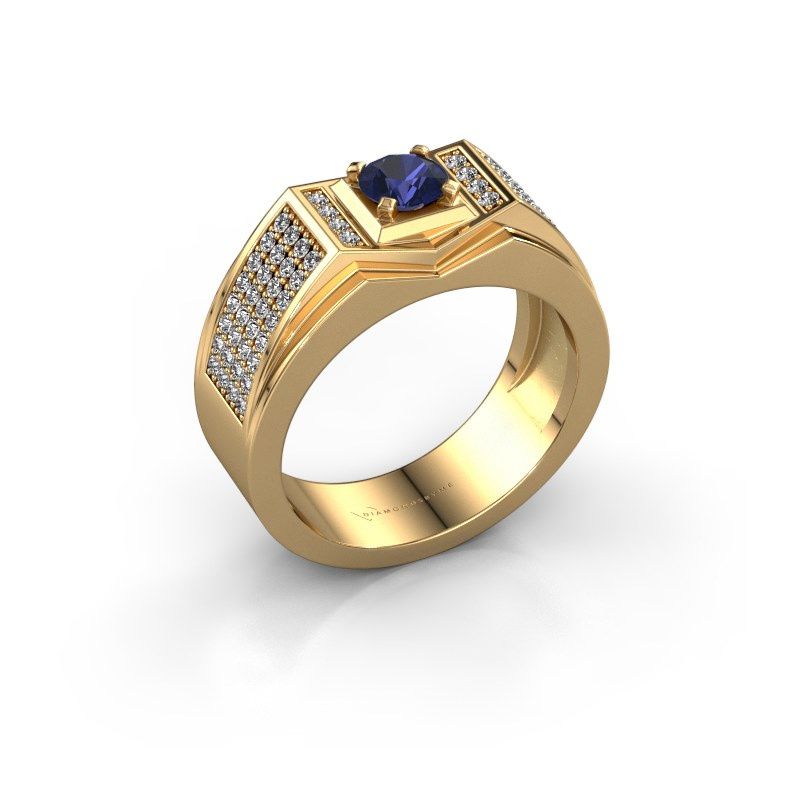 Image of Men's ring marcel<br/>585 gold<br/>Sapphire 5 mm