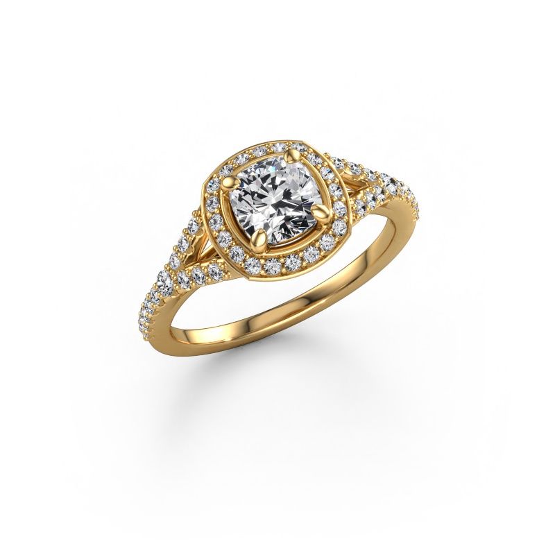 Verlobungsring Pamela CUS 585 Gold Lab-grown Diamant 1.362 crt