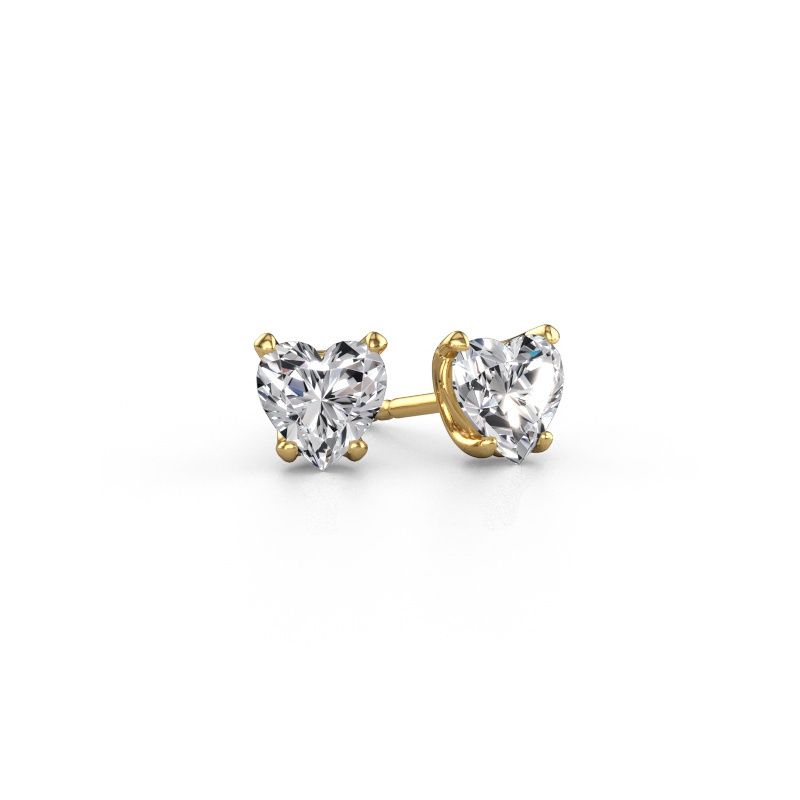Ohrringe Sam Heart 585 Gold Diamant 0.80 crt