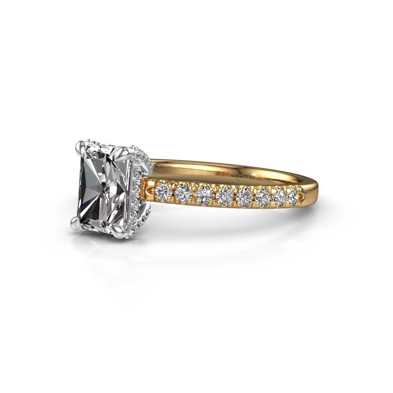 Image of Engagement ring saskia rad 1<br/>585 gold<br/>diamond 1.364 crt
