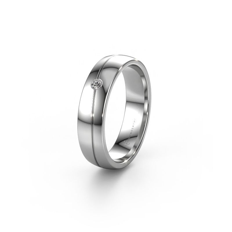 Ehering WH0901L25AP 950 Platin Lab-grown Diamant ±5 x 1,7 mm