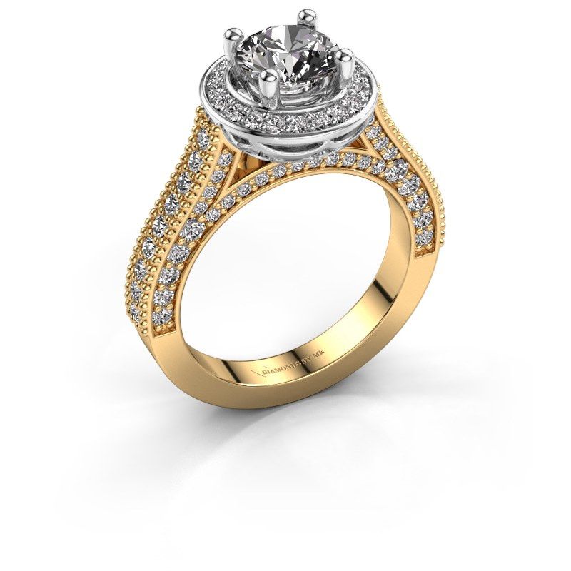 Afbeelding van Verlovingsring Joelle<br/>585 goud<br/>Lab-grown diamant 2.027 crt