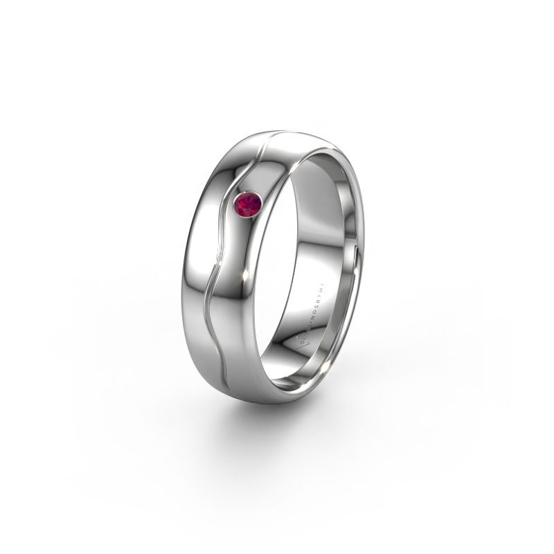 Alliance WH0701L36AP 950 platine rhodolite ±6x1.7 mm