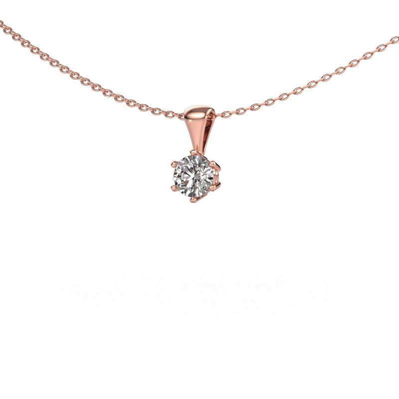 Kette Fay 585 Roségold Diamant 0.40 crt