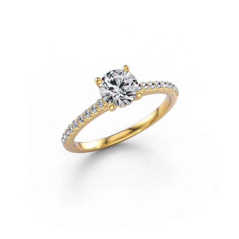 Engagement ring Sophie RND 585 gold diamond 0.70 crt